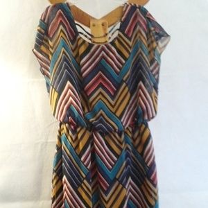 Moving day-Summer Dress - City Triangles - Size XL